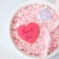 Cookie stamp - Thank you (as sticker)