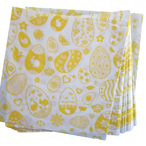 Cupcakedozen.nl Greaseproof paper - Easter yellow (100 pieces)