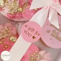 Label - A gift for you pink (500 pcs)