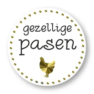 Cupcakedozen.nl Aufkleber - Frohe Ostern (500 Stück)