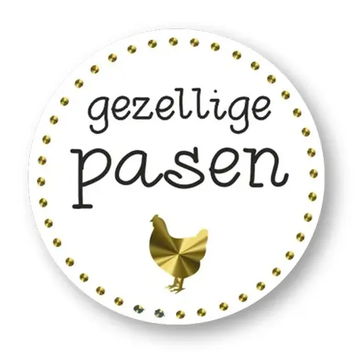 Cupcakedozen.nl Label - Gezellige Pasen (500 pcs)