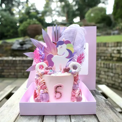 OLBAA Tall cake box blossom pink - 30 x 36 cm / 8 x 14"