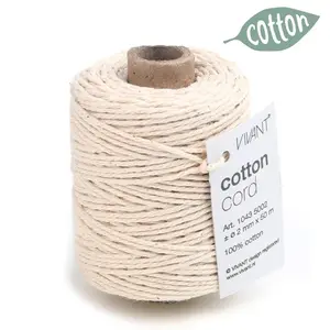 Vivant Cotton cord ivory (50m/Ø2mm)