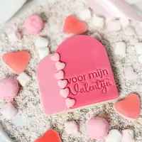 Cookie stamp - Voor mijn Valentijn