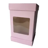 Große Tortenbox rosa - 20x36