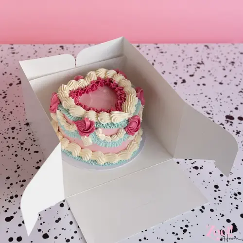 Cupcakedozen.nl Cake box - 23 x 23 x 15 cm + shop window (25 pieces)