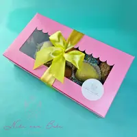 Roze sweet box 23x12,5x5 - luifel (10 st)