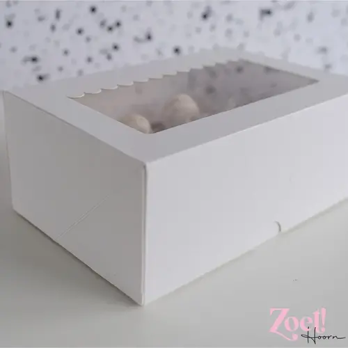 Cupcakedozen.nl Box for 12 mini cupcakes + shop window (25 pieces)