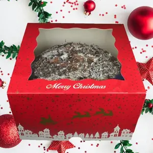 Tortenbox für Weihnachten - 25x25x15 (25 Stück)