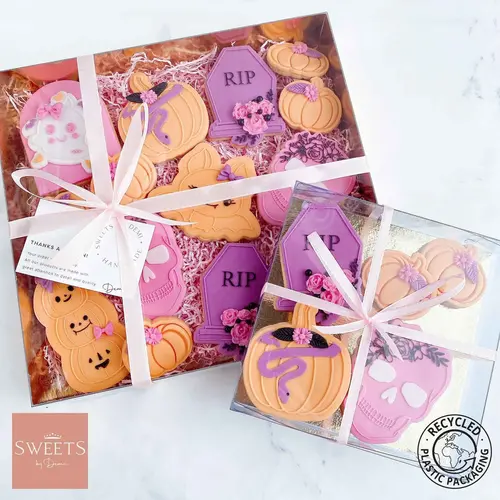 Cupcakedozen.nl Sweet Box aus recyceltem Kunststoff - 260 x 245 x 45 mm (25 Stück)