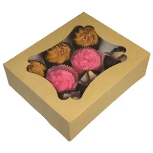 Elegant sweets box kraft - 200x165x60 (25 pcs.)