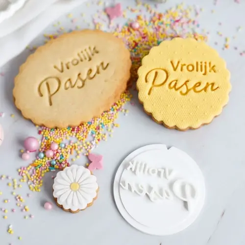 Koekatelier Cookie stamp - Vrolijk Pasen