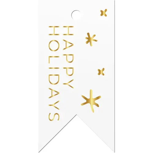 Label Kerst - Happy Holidays (50 stuks)