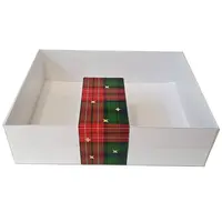 Seal sticker Christmas - tartan (100 pcs.)