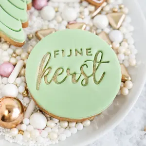 Koekatelier Cookie stamp - Fijne Kerst