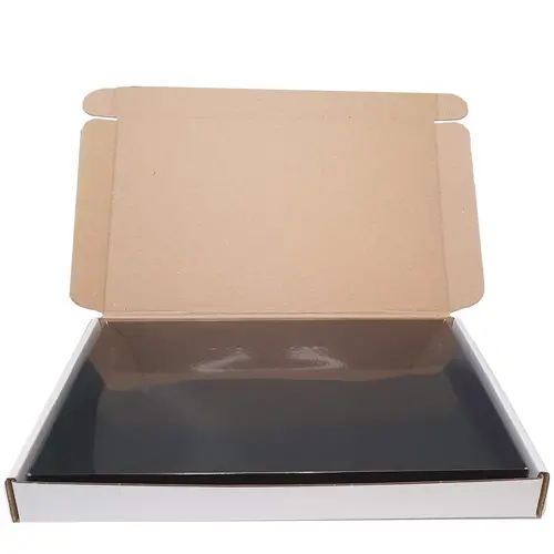 Cupcakedozen.nl Black (letterbox) box for cookies - 250 x 155 x 26 mm (per 25 pieces)