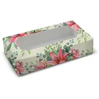 Vintage lily sweets box - 23x12.5x5 (10 Stück)