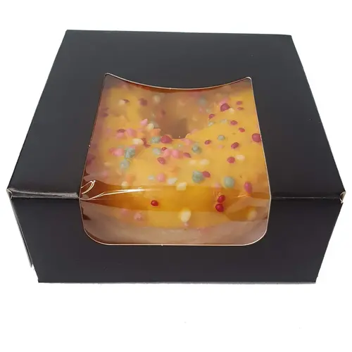 Cupcakedozen.nl Black box for 1 donut (50 pcs.)