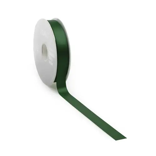 Vivant Double face satin ribbon - Green (25 m.)