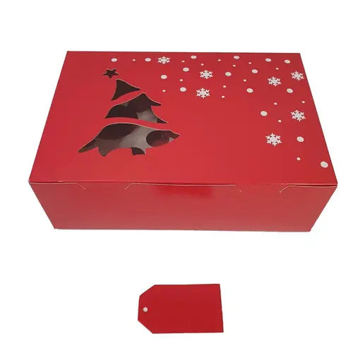 Cupcakedozen.nl Xmas box for 6 cupcakes (10 pieces)