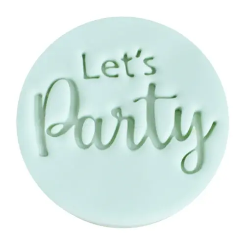 Koekatelier Cookie stamp - Let's Party