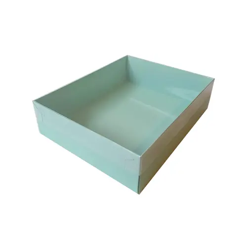 Cupcakedozen.nl Mint Sweet Box mit transparentem Deckel - 25 x 20 x 7 cm