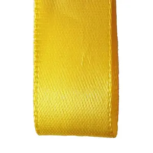 Vivant Double face satin ribbon - Yellow