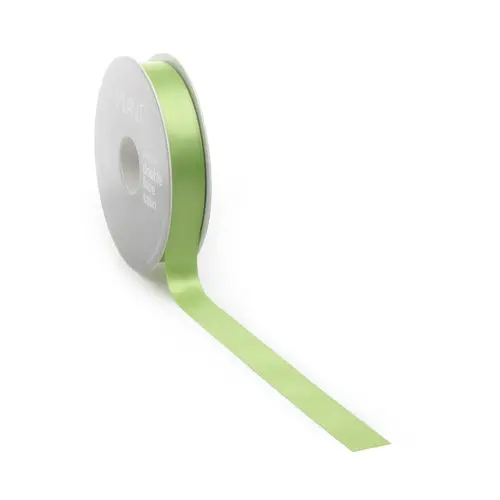 Vivant Double face satin ribbon - Spring green (25 m.)