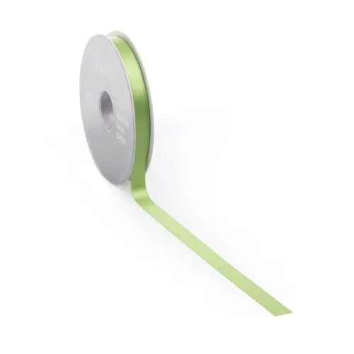 Vivant Double face satin ribbon - Spring green (25 m.)