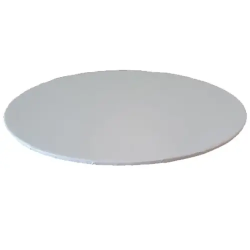 Cupcakedozen.nl Glossy white 4mm thick MDF cake boards Ø225 mm - white (per 10 pieces)