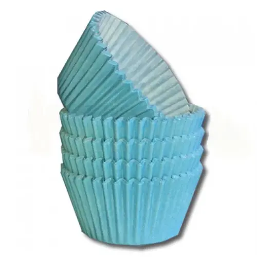 Cupcakedozen.nl Lichtblauwe baking cups (per 360 stuks)