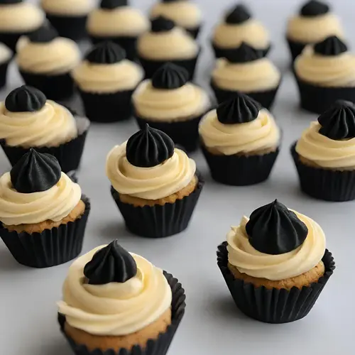 Black mini baking cups (500 pcs.)