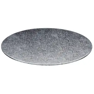 Doric Cake Boards Ø355 mm - silber (pro 10 Stück)