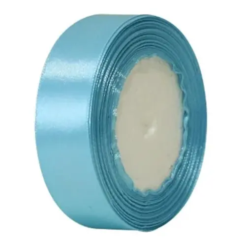 Satin ribbon - Light blue (25 mm x 22 m)