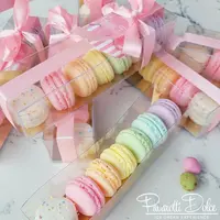 Boxen für Macarons in verschiedenen Größen (100 Stück)