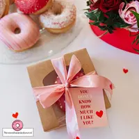 Biodegradable kraft box for 1 donut (250 pcs.)