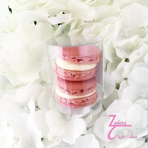 Tube for 2 macarons or 1 mini cupcake (100 pieces)