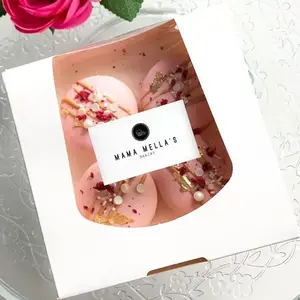 Bio weiße Box für 1 Donut (250 Stück)