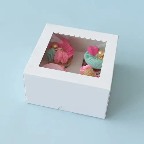 4 cupcake boxes