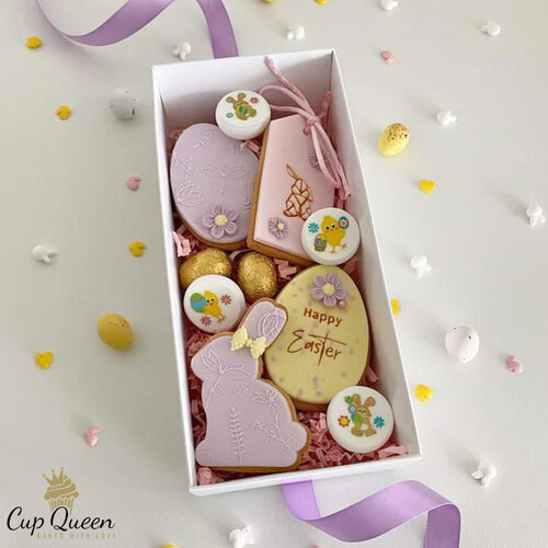 Cupcakedozen.nl Witte sweet box met transparant deksel - 200 x 90 x 58 mm (10 stuks)