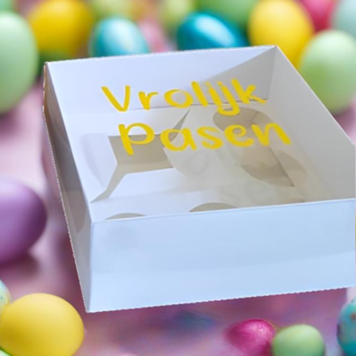 Sweet box sticker - Vrolijk Pasen (Happy Easter)