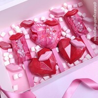 Roze cakesicle stokjes (12 st)