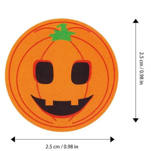 Aufkleber - Halloween (auf Rolle) - 500 Stück