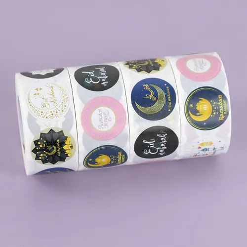 Label - Eid Mubarak (sticker roll) - 500 pieces