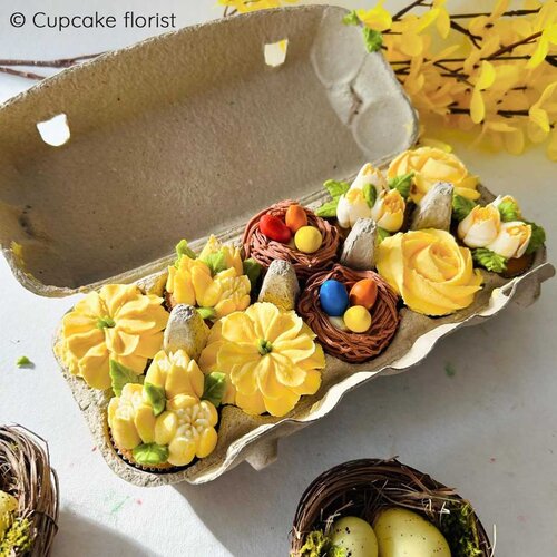 Cupcakedozen.nl Eco friendly egg carton for 10 sweets (10 pieces)