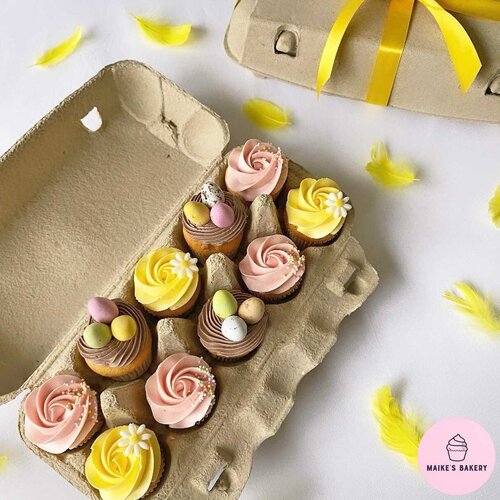 Cupcakedozen.nl Eco friendly egg carton for 10 sweets (10 pieces)