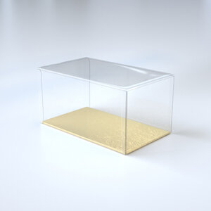 Clear box rectangle deep