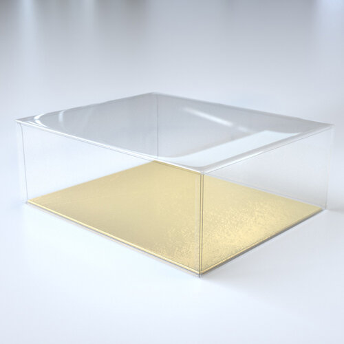 Transparante doos rechthoek hoog - diverse maten