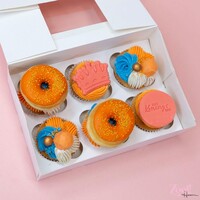 Biologische doos voor 6 cupcakes (25 st.)