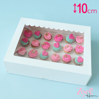 Box for 24 mini cupcakes - shop window (25 pcs)